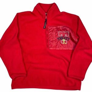 Vintage Y2K 2001 Tweety Looney Tunes Quarter Zip Fleece Jacket